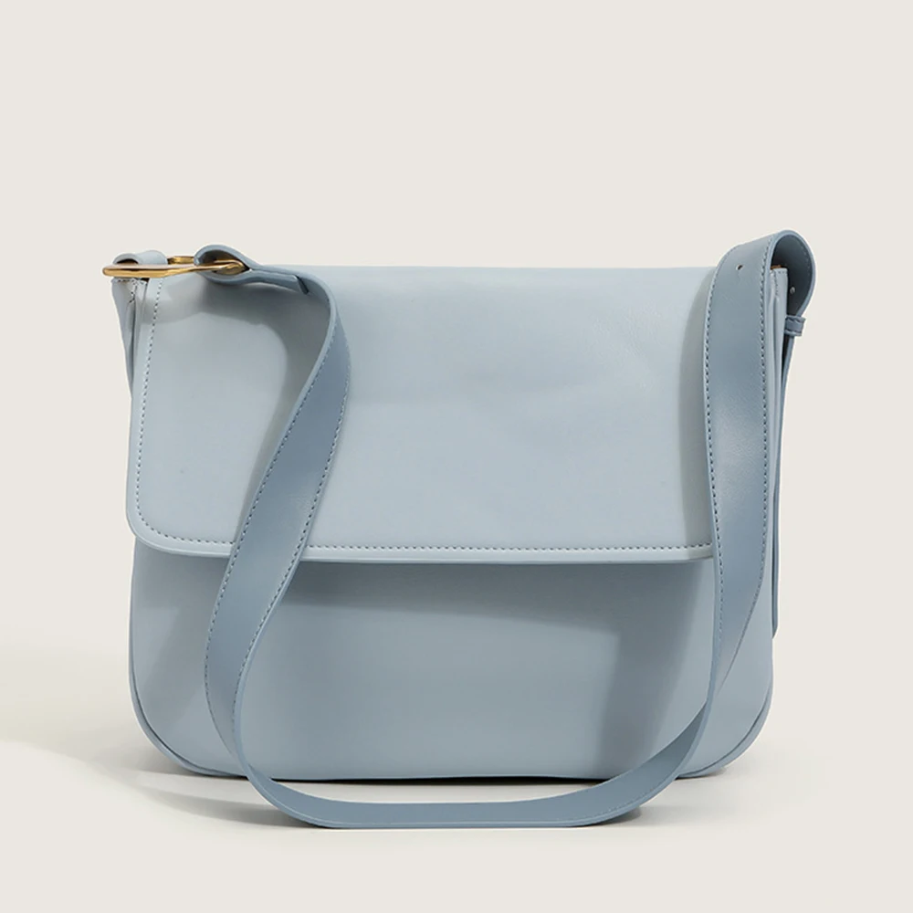 

Brands Soft Leather Saddle Bags for Women 2021 Shoulder Bags Designer Large Capacity Tote Crossbody Bag Casual Womens Bag Purse