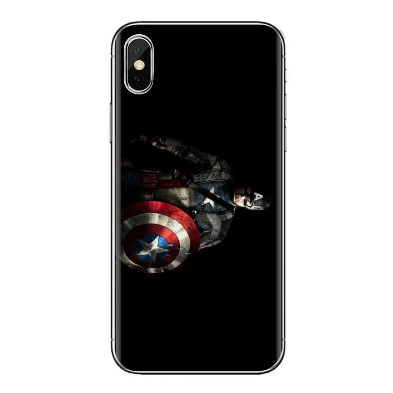 For Samsung Galaxy J1 J2 J3 J4 J5 J6 J7 J8 Plus 2018 Prime 2015 2016 2017 Soft Transparent Cases Covers Captain America USA |