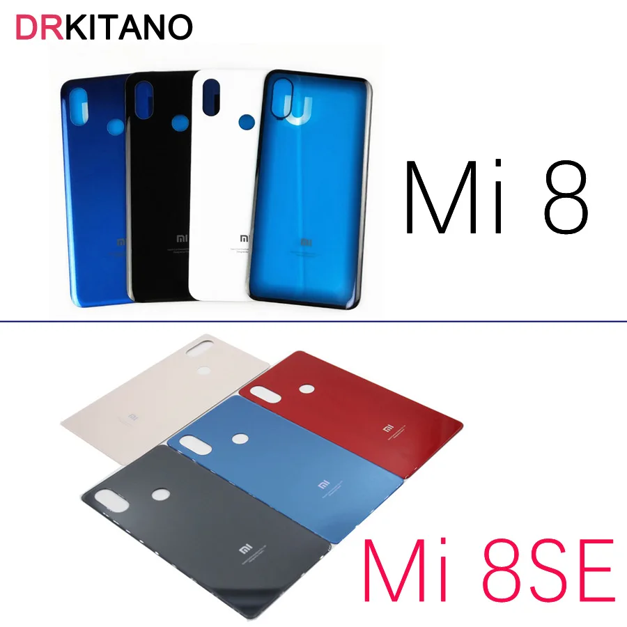 Задняя крышка для Xiaomi Mi 8/8 SE/8 Pro/8 Lite/8 Explorer стекло цвета в ассортименте|Корпусы и