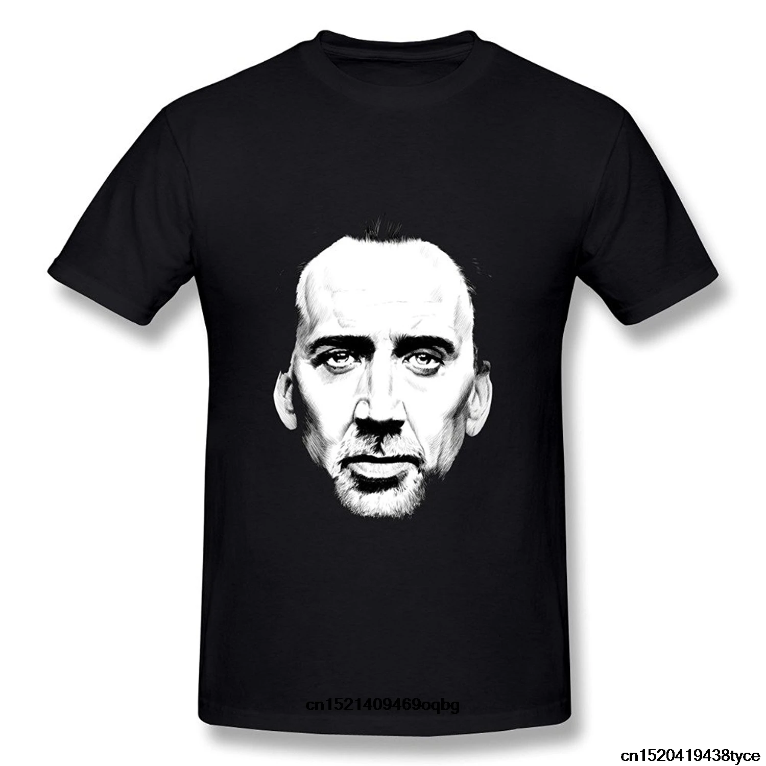 Футболка для лица Nicolas Cage черный|Мужские футболки| |
