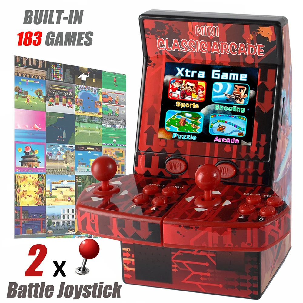 Mini Game Machine Retro Portable Arcade Classical Handheld Video Console Built-in 183 Games | Игрушки и хобби