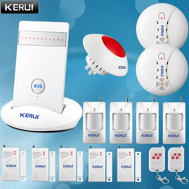 

KERUI G15 Smart Security Alarm System GSM Wireless Connections Detector LED Indicator Support Android IOS APP Remotely Operation