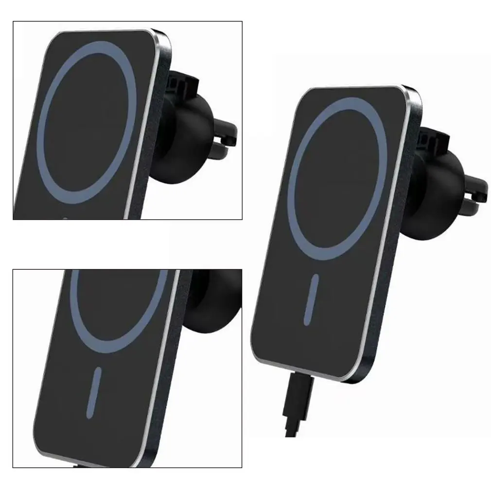 

15W Magnetic Wireless Car Charger Mount Stand For iPhone12 Pro Max Mini Fast Charging Wireless Chargers Phone Holder