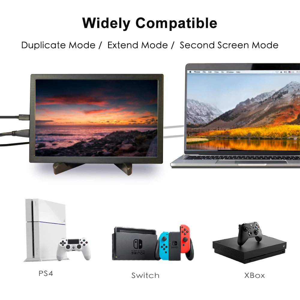 10 1 дюймовый HDR IPS-монитор разрешение X игровой экран для коммутатора Windows Raspberry pi ПК