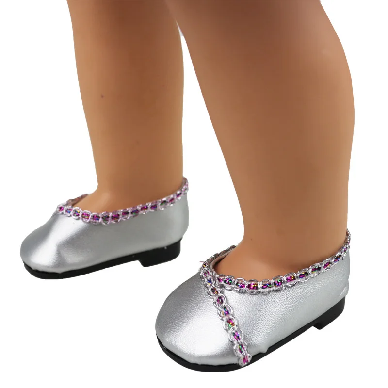 Детские белые туфли с мягкой подошвой для куклы 43 см аксессуары новорожденных и