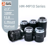 10mp cctv lens 8mm 12mm 16mm 25mm 35mm 50mm fixed focal fa lens c mount suitable for industrial inspection and road monitoring