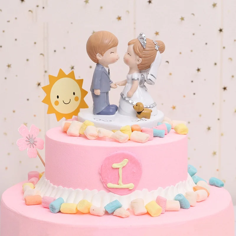 Романтичные настольные декоративные фигурки милые украшения для свадьбы