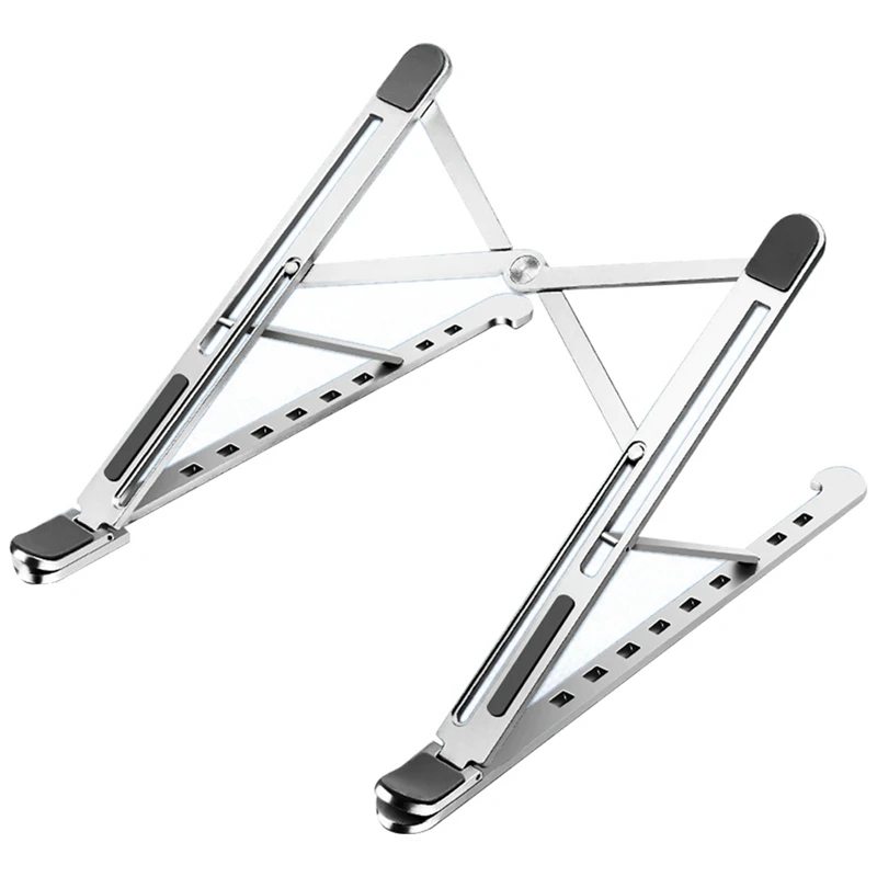 

Складная подставка для ноутбука из алюминиевого сплава с 8 скоростями Регулируемая портативная охлаждающая подставка