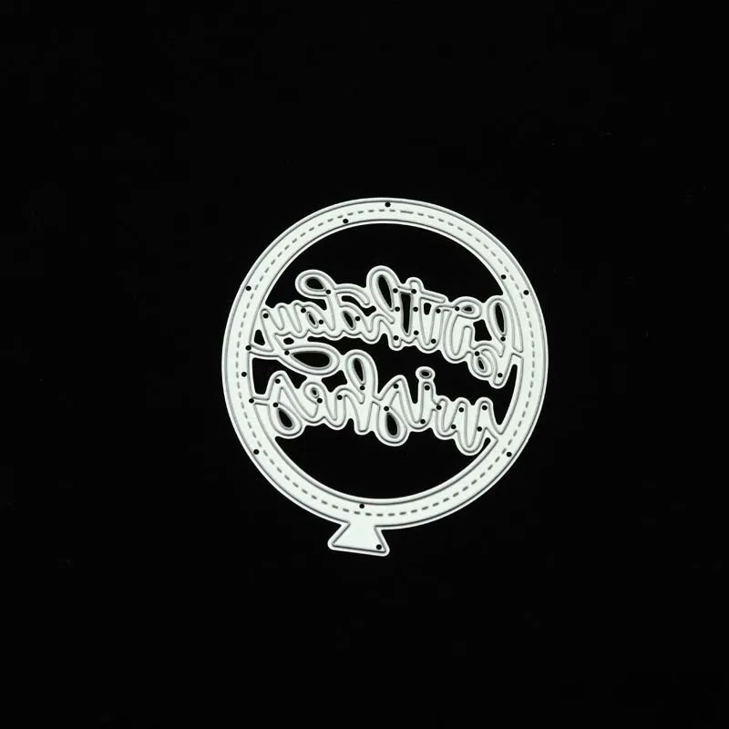 

Balloon letter Metal Cut Dies Stencils for Scrapbooking Stamp/photo album Decorative Embossing DIY Paper Cards