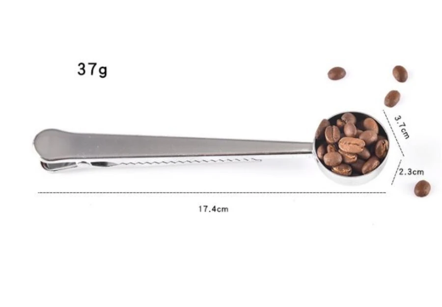 Кофейная ложка из нержавеющей стали с запечатанной ложкой для молочного порошка