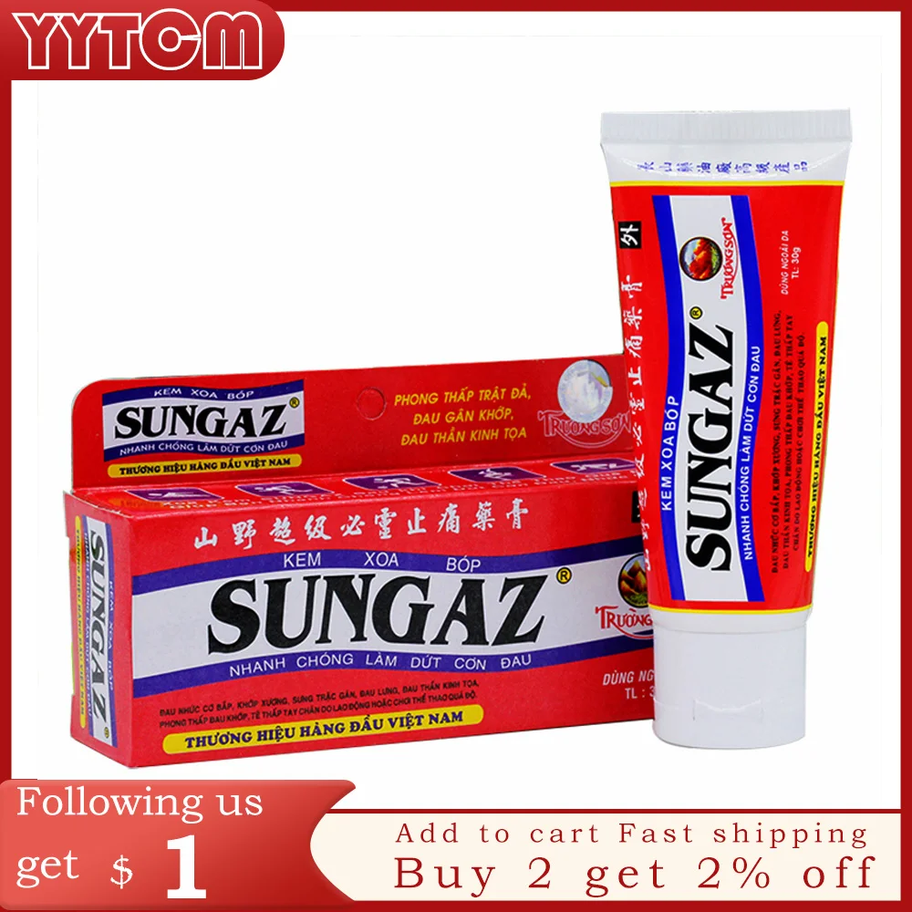 

3 шт./лот вьетнамский спрей sungas для плеч, шеи, головы, живота, талии, боли в руках и ступнях. Расслабьте все тело 30 звёзд