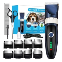 pet grooming scissors professional dog grooming kit rechargeable cordless low noise suitable for dogs cats and other pets