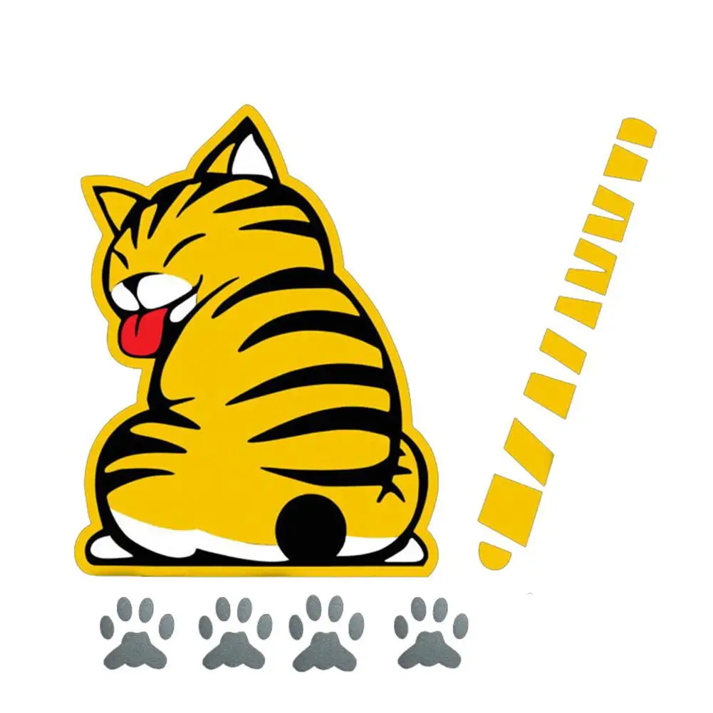 

Автомобильные наклейки 3D мультяшный кот движущиеся хвостовые лапы авто заднее лобовое стекло автомобиля стеклоочиститель наклейка Стайлинг декоративная наклейка