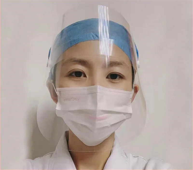 Прозрачная Регулируемая Полнолицевая защитная пластиковая противотуманная