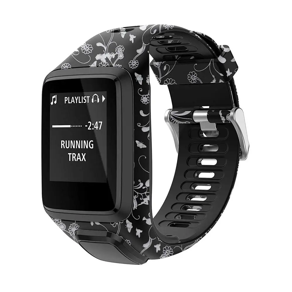 Силиконовый сменный ремешок для наручных часов Ремешок TomTom 2 3 Series Runner Spark Golfer