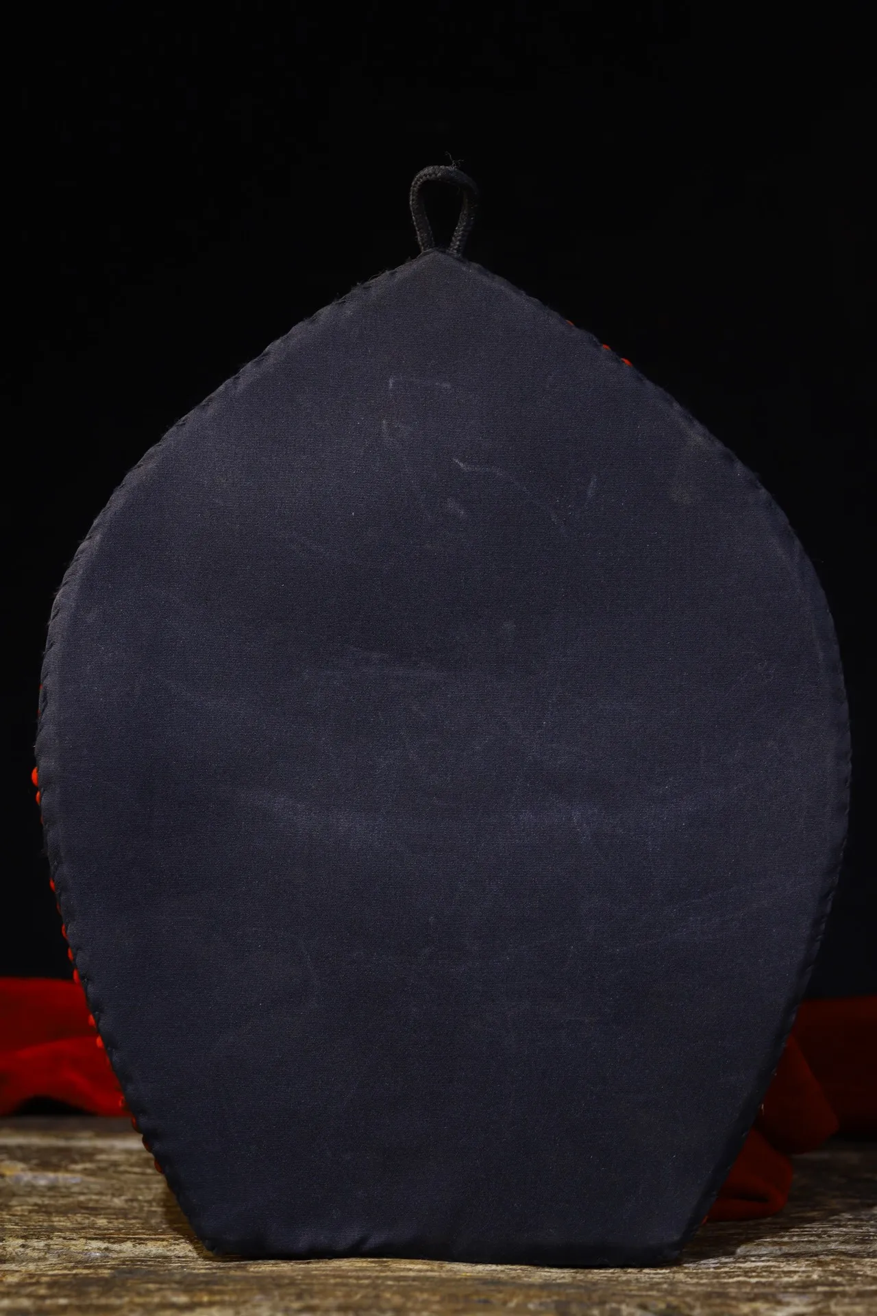 

12"Tibet Buddhism Temple Old Bronze Gem Handmade Shakyamuni Buddha Head Mask Amulet hanging screen Amitabha Enshrine the Buddha