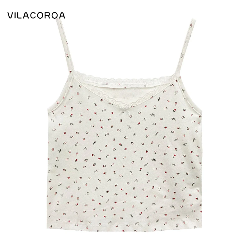 

Floral Lace Splice Sexy Sling Camis Women Basic Tube Top Sleeveless Backless Summer Slim Tank Top Casual Harajuku Female Clothes