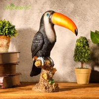 modern new cute toucan jewelry creative simulation animal resin home ornaments gardening living room fashion decoration supplies