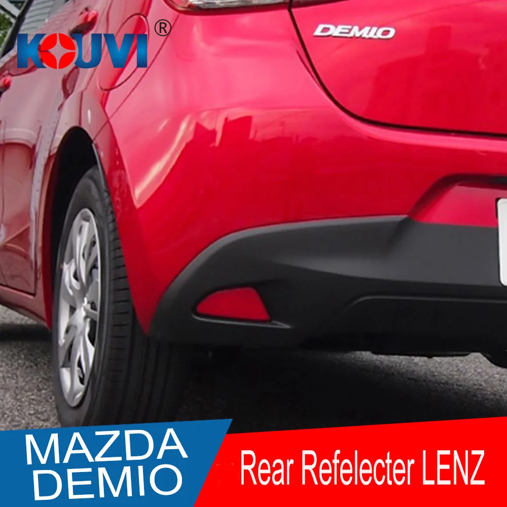 Автомобильная хромированная задняя противотуманная фара для Mazda 2 Demio DJ DL 2015 2016