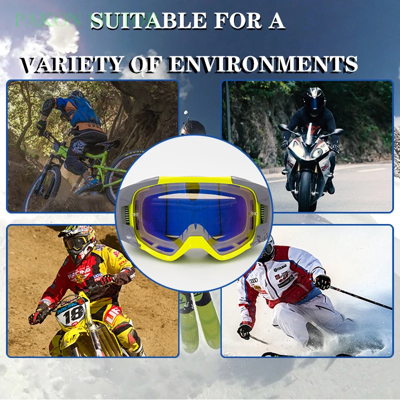 

Motocross Sunglasses Goggles for Dirtbike Motorcycle ATV MOTOS SKI MTB Pit-Bike Enduro Racing Motos Men Women Helmet Glasses