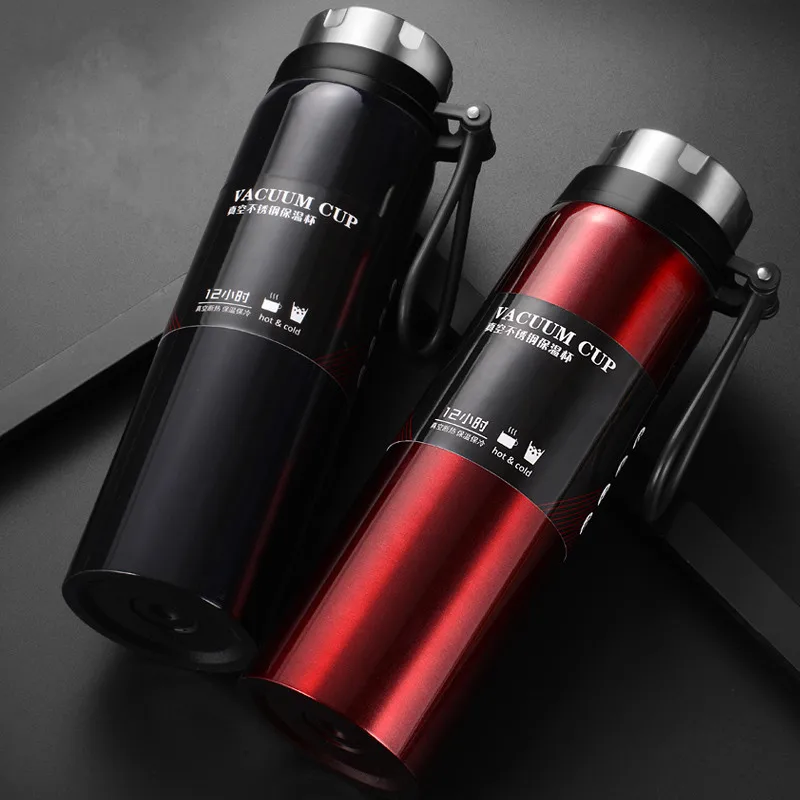 

Stainless Steel Thermos Efficient Insulation Outdoor Portable Vacuum cup Travel Hiking Office School Leakproof Thermo Bottle