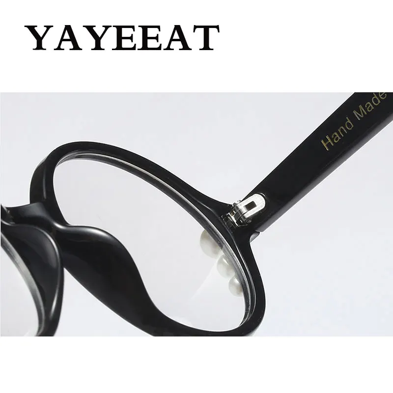 Винтажные круглые оптические прозрачные очки женские Роскошные Жемчужные