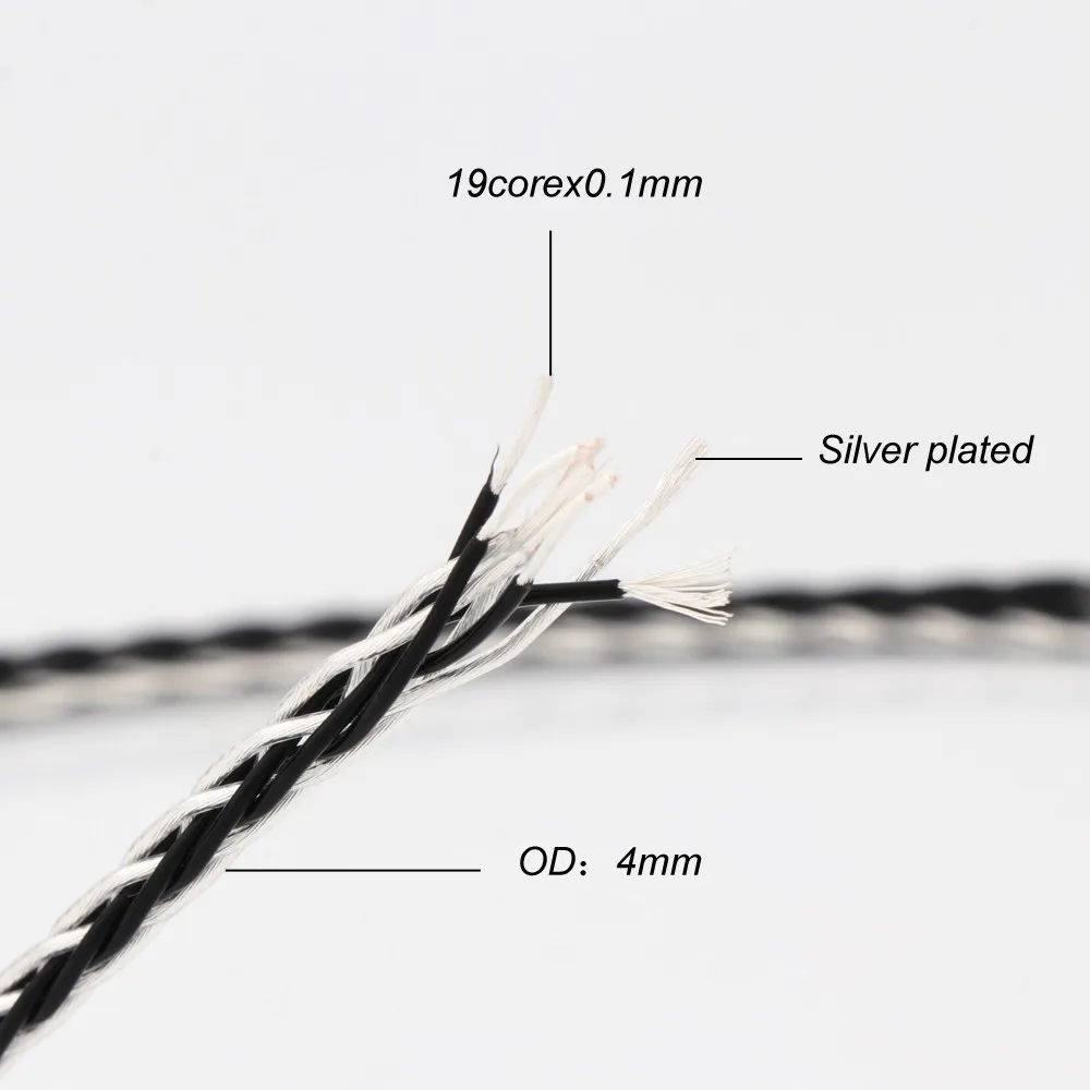 

7n single crystal copper OCC single crystal copper silver plating single crystal copper gold plating earphone