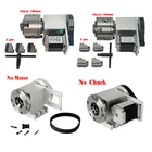 Роторный станок с ЧПУ, роторная ось 3, 4 челюсти, патрон 100 мм, поворотный вал 6:1, 4-й A aixs, Центральная высота 65 мм, для гравировального станка с ЧПУ