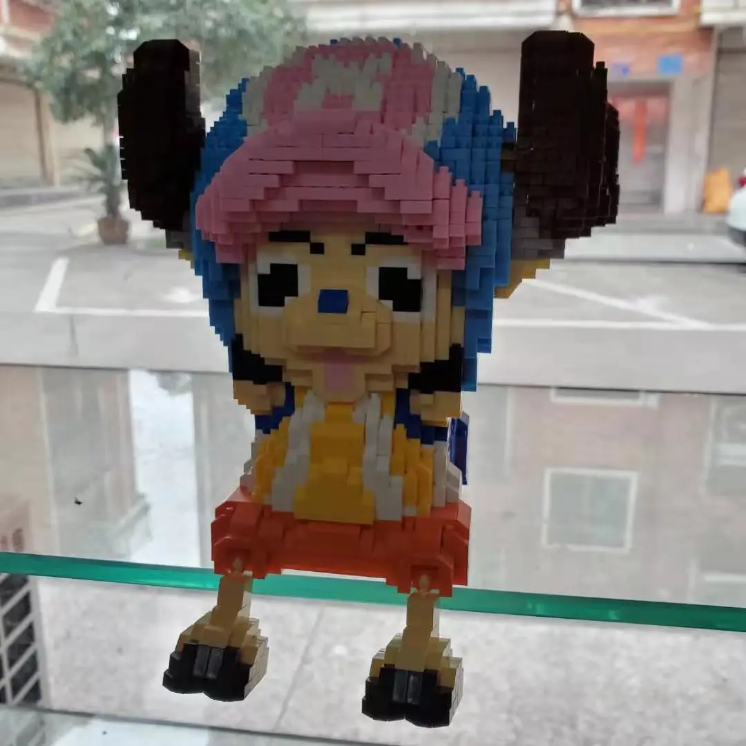 

HC Magic Mini Blocks Chopper Micro Brick DIY Building Toys Children Present Cartoon Juguetes Anime Figure Kids Gifts 9003
