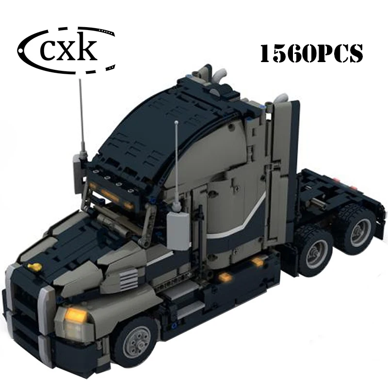

DIY высокотехнологичный автомобиль грузовик MOC-12660 транспортное средство креативный идеал образовательные строительные блоки, игрушки для д...