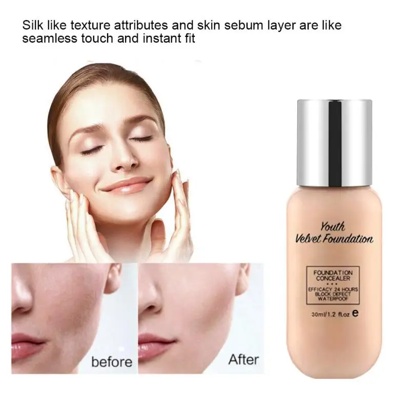 Жидкая Основа BB CC крем Длительное Действие матовая масло Управление Moisturiz крышка