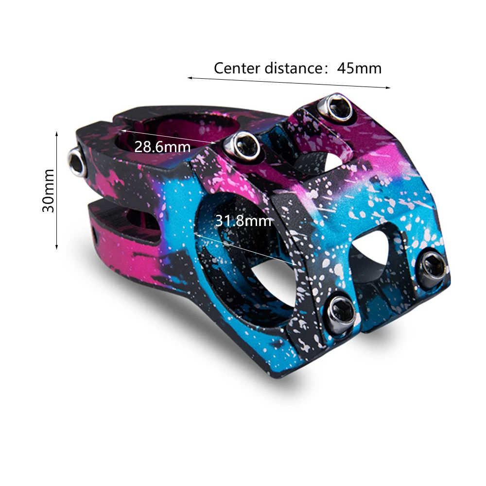 

Bicycle Stem 31.8x45mm Ultralight Hollow Out Handlebar Stem Riser For Mountain Downhill Bike Cycling Handlebar Accessories