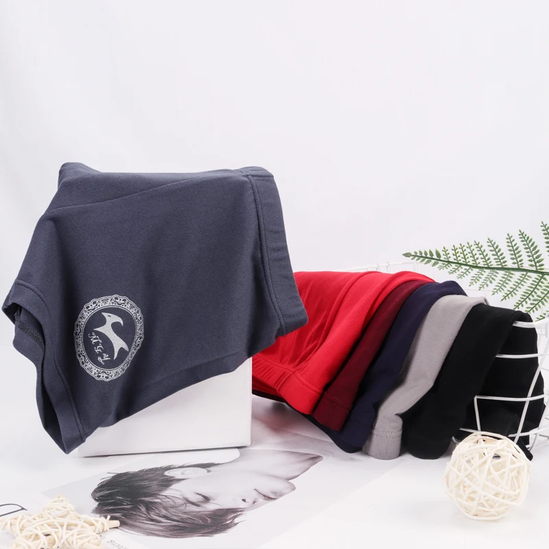 Мужское нижнее белье трусы боксеры дышащие из модала с принтом мужские шорты