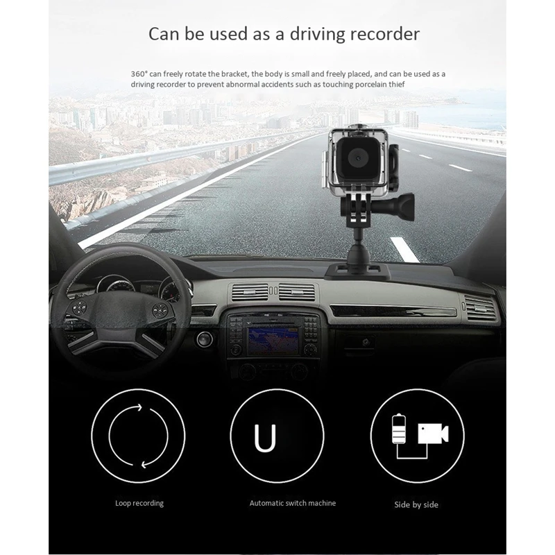 Камера 1080P водонепроницаемая HD инфракрасное ночное видение встроенный сильный