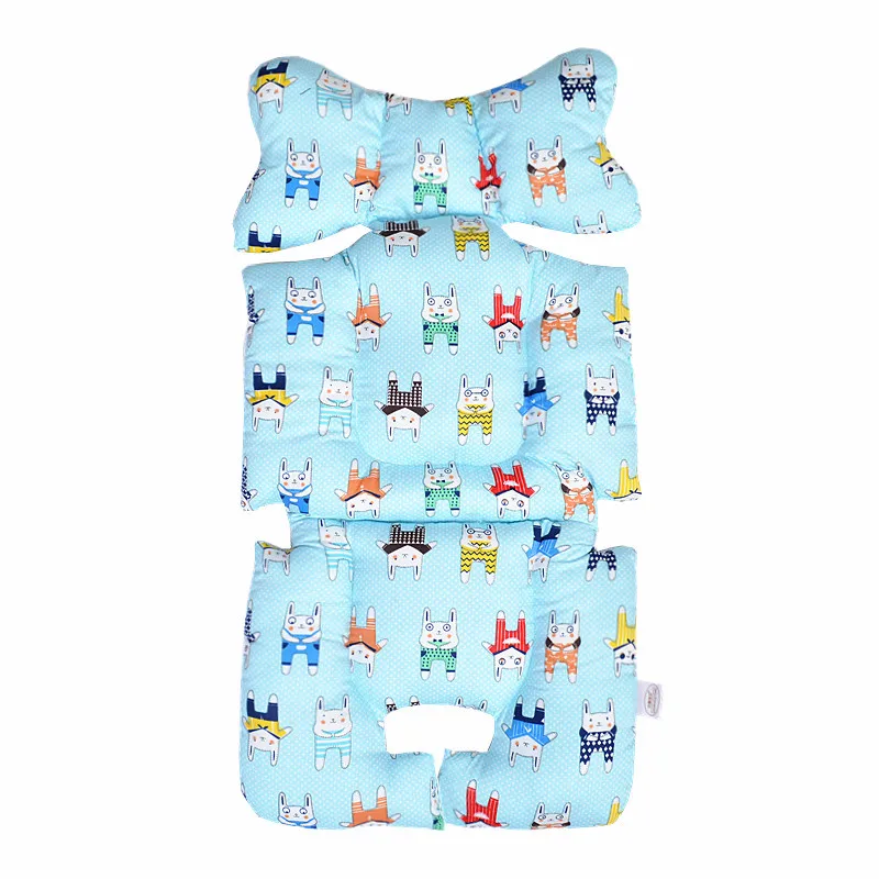 

Baby Stroller Cotton Seat Cushion Warm Cozy Car Seat Pad Sleeping Mattresses Pillow for Carriage Thickened Pad for Both Sides