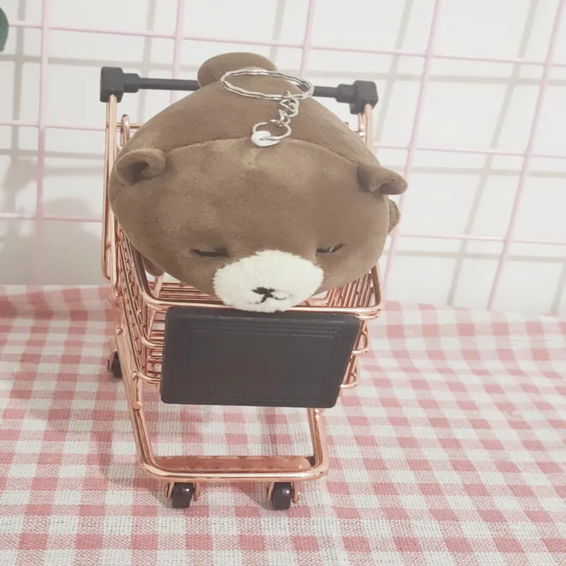 Четырехсторонний тянущийся супер мягкий плюшевый подвесной медведь брелок для