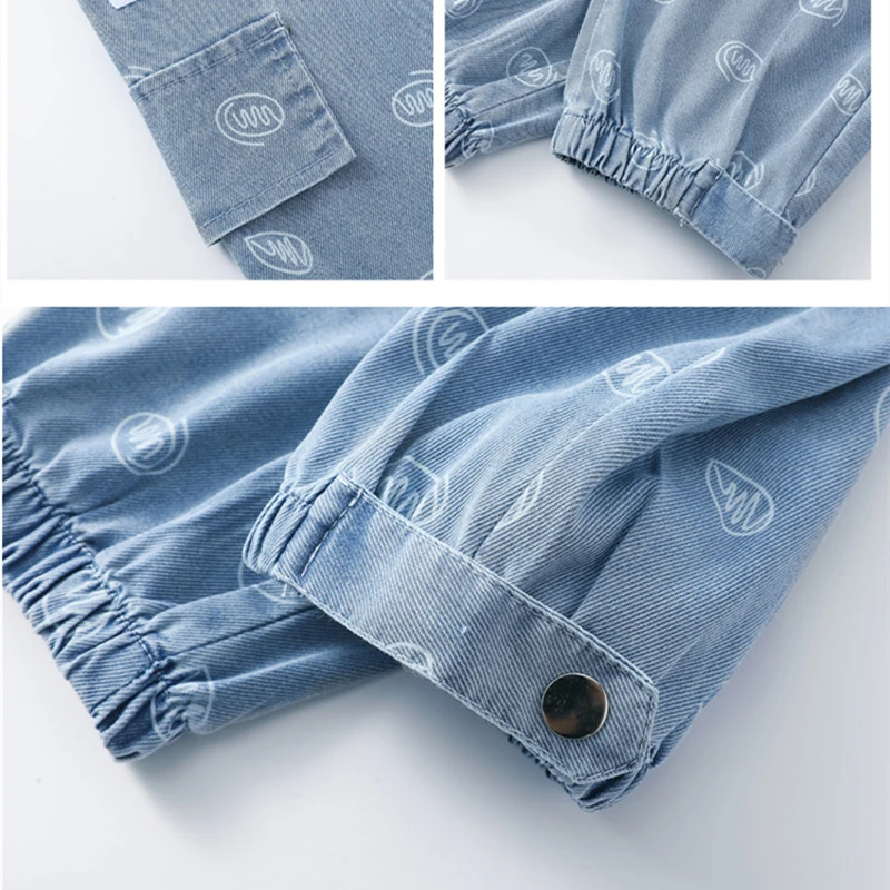 

2XL Tie Feet Tencel Jeans High Waist Straight Denim Trousers 2021 Summer Thin Loose Casual Harem Pants Women Fashion Streetwear