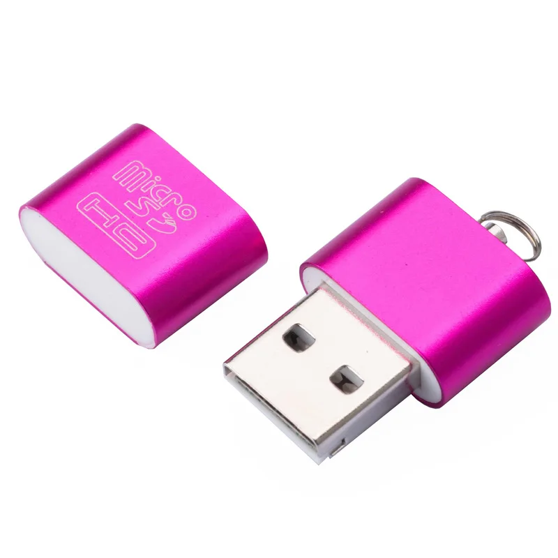 Высокоскоростной USB 2,0 интерфейс Micro SD TF T-Flash устройство для чтения карт памяти адаптер легкий портативный мини карты памяти оптом