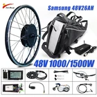 Электрический велосипед с комплектом 48 В, 1000 Вт, 1500 Вт, электрический велосипед с аккумулятором и задним мотором, мощный электрический велосипед с колесами 26 дюймов, 27,5 дюйма, 700C, мощный горный электрический велосипед