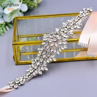 topqueen s319 sparkle belt for wedding gowns wedding dress belts with rhinestones bridal belt navy wedding gown belts and sashes