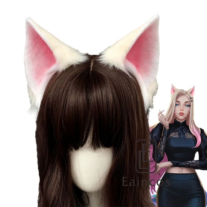 Lol Kda De Baddest Ahri Cosplay Diy Kat Vos Oren Hairhoop Haarbanden Hoofddeksels Halloween Party Kostuum Accessoires Voor Meisje Lol Kda De Baddest Ahri Cosplay Diy Kat Vos Oren Hairhoop Haarbanden Hoofddeksels Halloween Party Kostuum Accessoires Voor Meisje