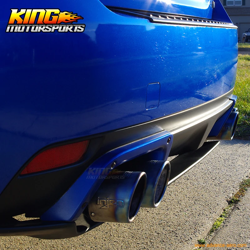 Подходит для 08 14 Subaru Impreza WRX STI 5Dr FRP задний бампер диффузор спойлер|diffuser spoiler|rear bumper