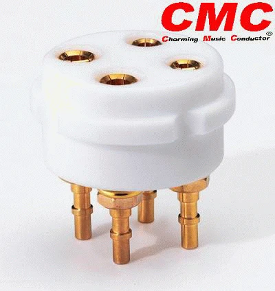 Цветная трубка с 4-контактным тефлоновым золотом для 300B 2A3 811 274A 5Z3 866 PX4 71A 572B 5U4G 6B4G 45 50 83 Hifi винтажный AMP DIY