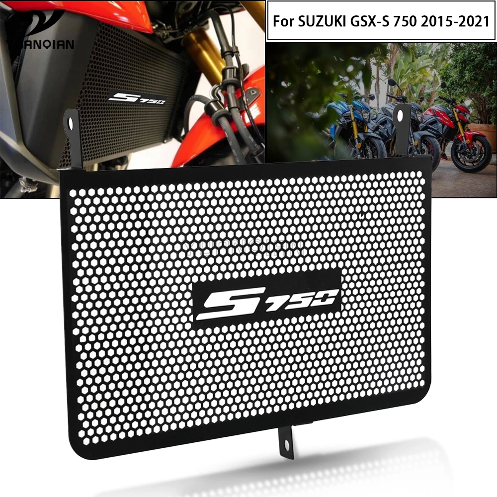 

For SUZUKI GSXS750 GSX-S750 GSX-S GSXS 750 2015-2021 2016 2017 2018 2019 Motorcycle Radiator Guard Grille Cover Cooler Protector