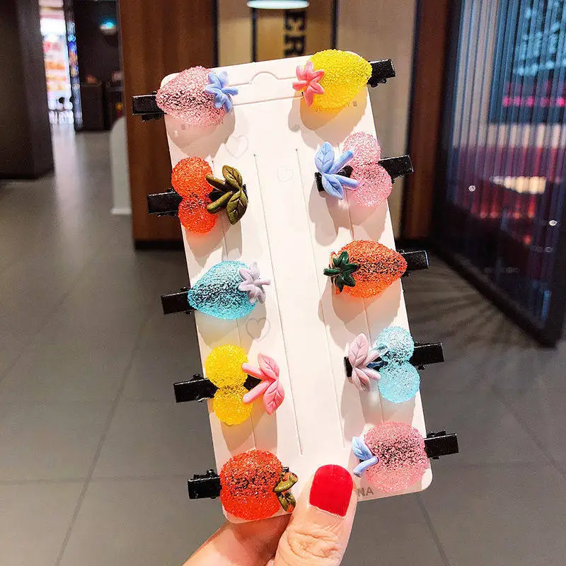 1 компл. новые милые ледяные детские заколки для волос девочек аксессуары женские