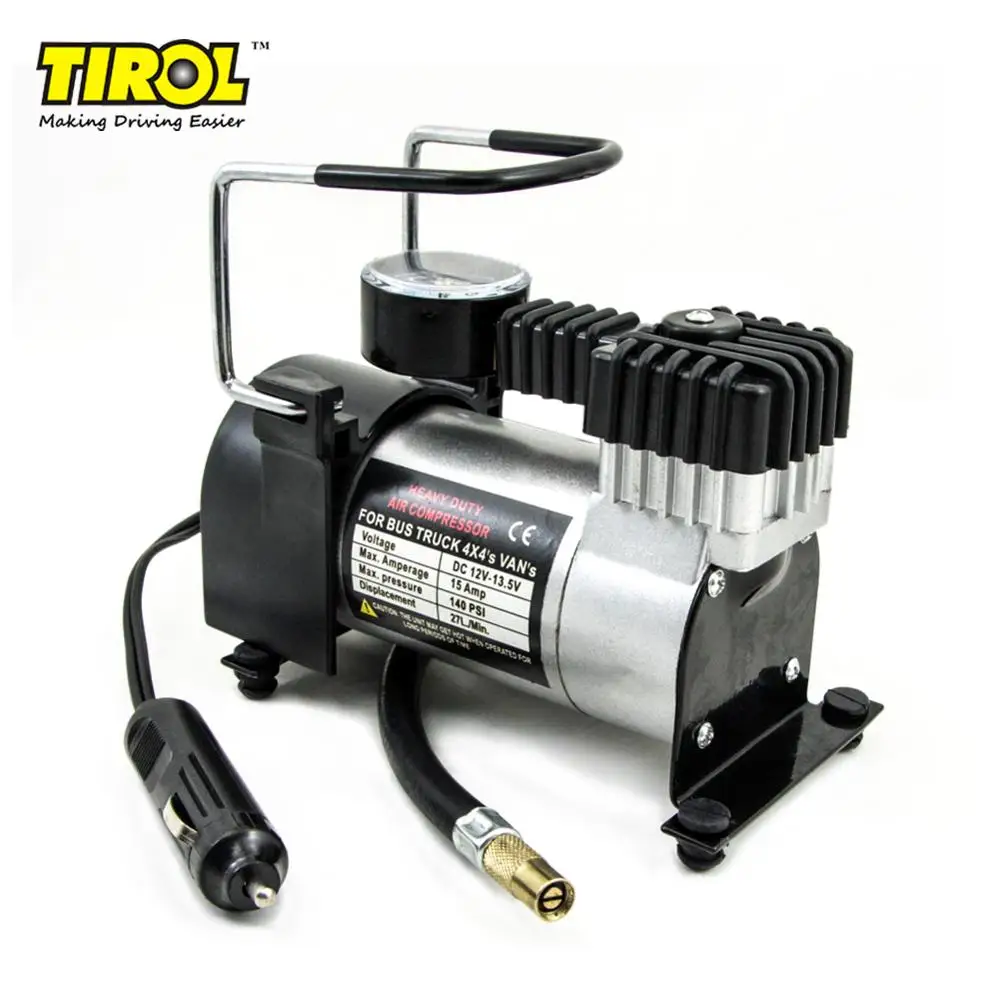 TIROL T10737b P3 12 В 140PSI воздушный компрессор автоматический электрический портативный