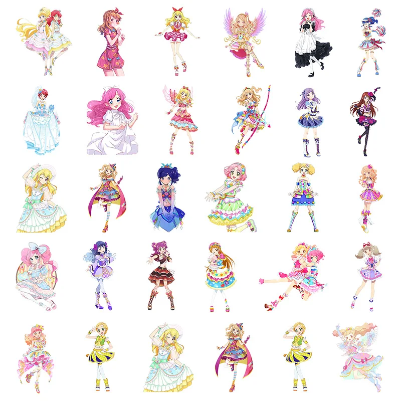 Аниме Подвески Bandai Aikatsu из периферической эпоксидной смолы акриловые ювелирные