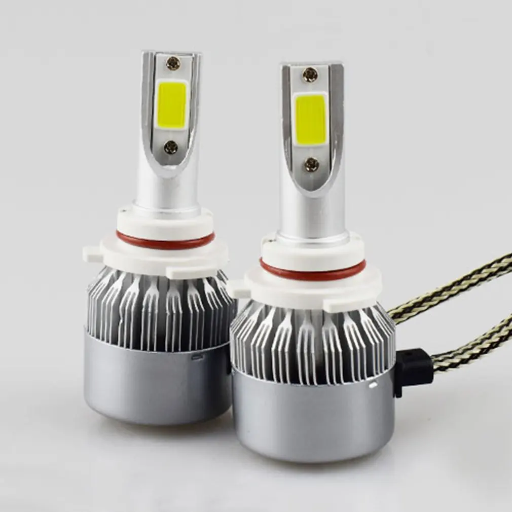

Newest 2 Pcs Led Headlight 6000K 36W 3800LM C6 Headlight Car Hi/Lo Beam Auto Bulbs