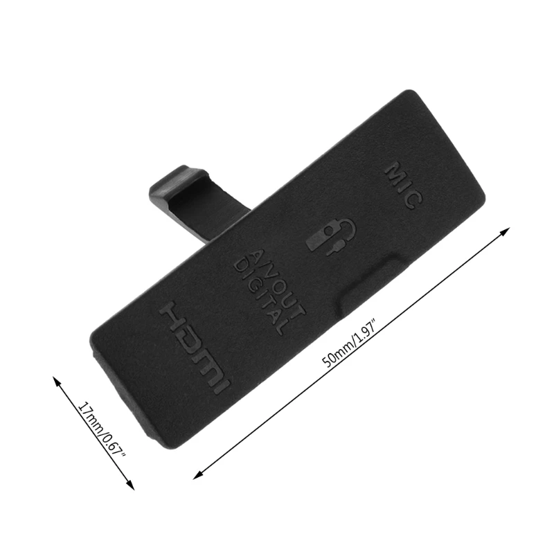 Боковая USB MIC HDMI DC видео крышка двери резиновая Замена для камеры Canon 550D |