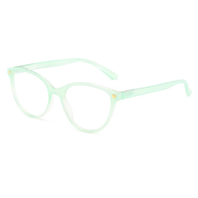 Green RBENN модные очки для чтения кошачий глаз женские красные очки при дальнозоркости дамы ридер с диоптрий+ 0,75 1,25 1,75 2,25 2,75 5,0 - Цвет оправы: Green